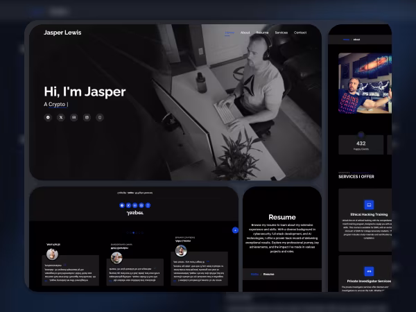 Jasper Lewis Portfolio Website