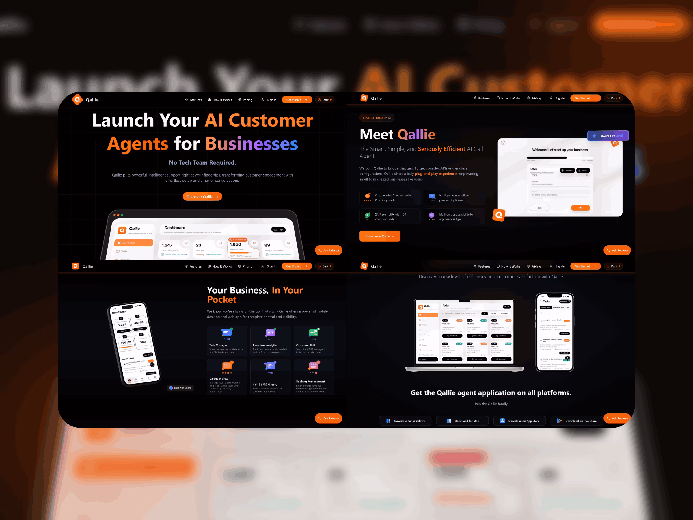 Qallie AI Customer Agent Platform